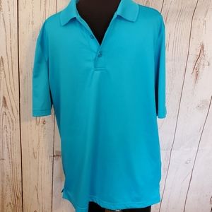 George men's polo shirt cerulean blue size Medium